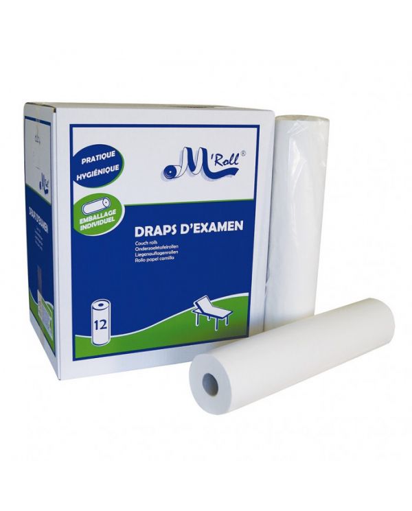 DRAPS D'EXAMEN 150 FTS LISSE 70x38 - PACK DE 6 RLX
