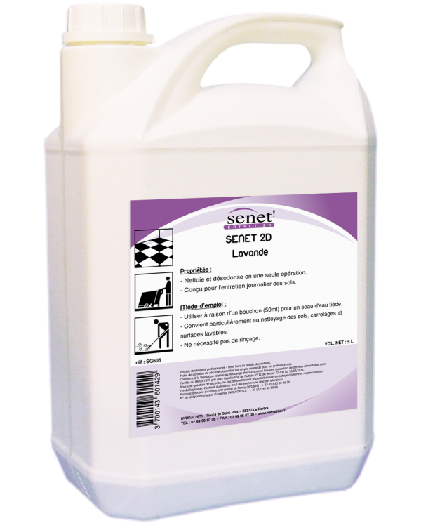 DETERGENT SURODORANT 2D FRAISE - BIDON DE 5 LITRES DETERGENT SURODORANT 2D FRAISE - BIDON DE 5 LITRES
