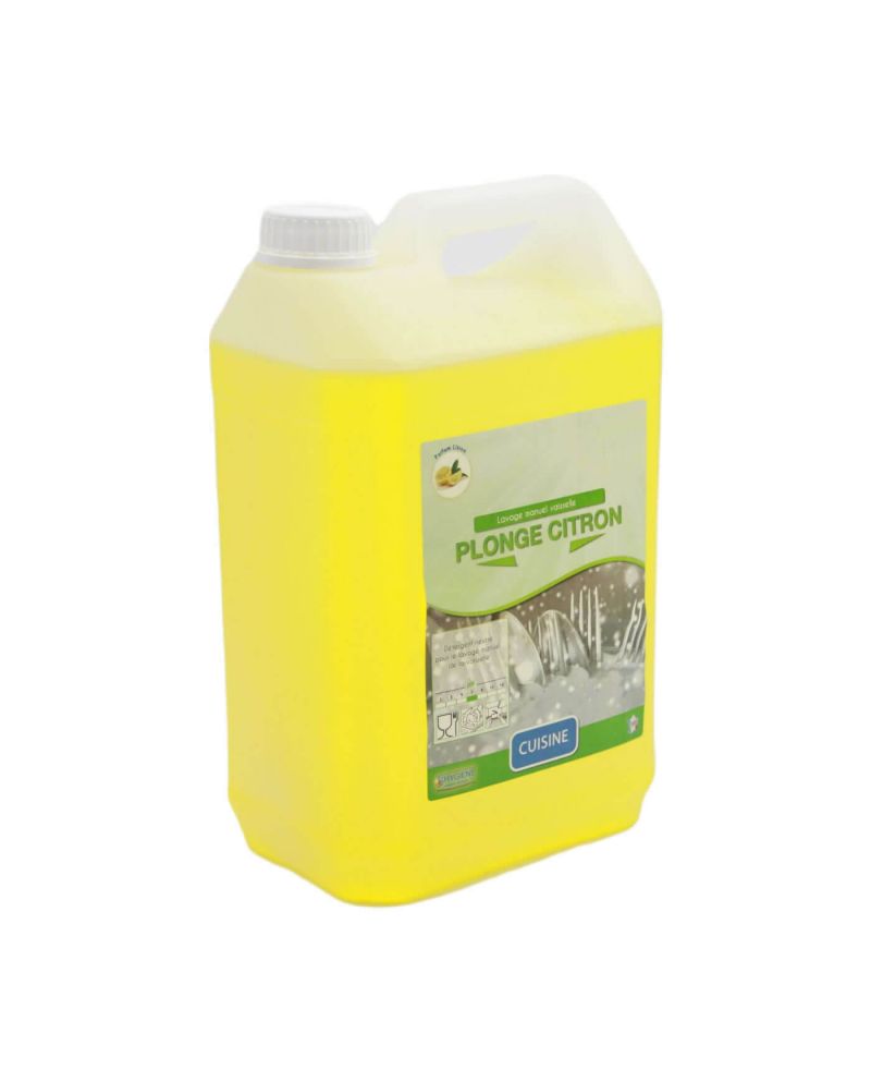 Liquide Vaisselle désinfectant parfum citron 5L