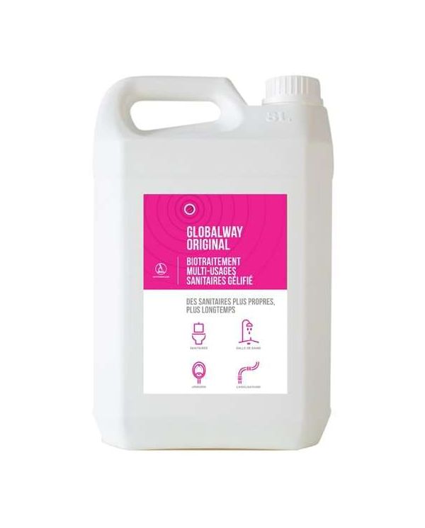 GLOBALWAY ORIGINAL - MULTI-USAGES SANITAIRES GELIFIE - BIDON DE 1L