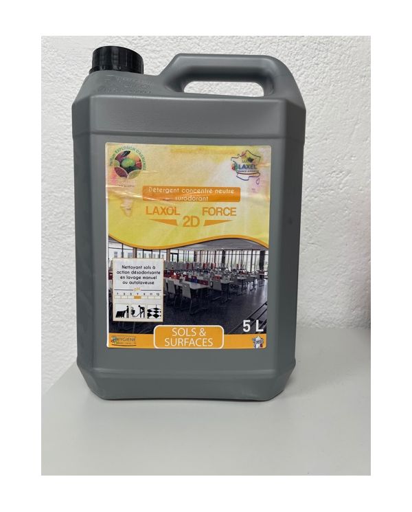 DETERGENT SURODORANT 2D COQUELICOT - BIDON DE 5 LITRES