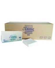 SERVIETTES DE TABLE 30X30 1PLI BLANC