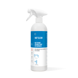 NATCLEAR - NETTOYANT DESINFECTANT DE SURFACES - FLACON DE 750 ML