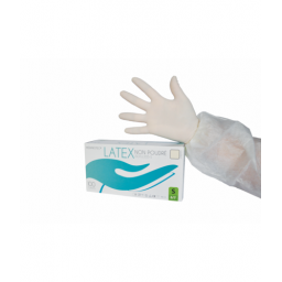 GANTS LATEX NON POUDRES S - BOITE DE 100 GANTS