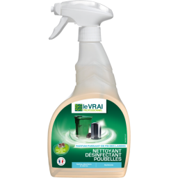 NETTOYANT DESINFECTANT POUBELLES LE VRAI-FLACON DE 750 ML