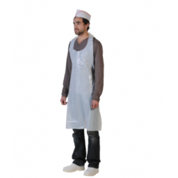 TABLIER PE BLANC - SACHET DE 100