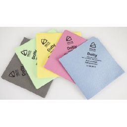 LAVETTE DOTTY NON TISSEE VERTE PAQUET DE 5