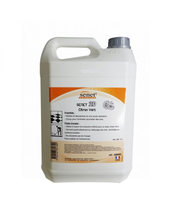 DETERGENT SURODORANT 2D EUCALYPTUS - BIDON DE 5 L DETERGENT SURODORANT 2D EUCALYPTUS - BIDON DE 5 L