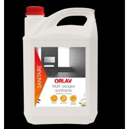 NETTOYANT SANITAIRE ORLAV - BIDON DE 5 LITRES