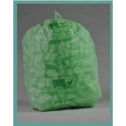 SACS 20 LITRES VERTS BIO - CARTON DE 250