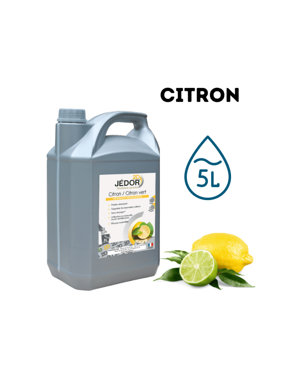 DETERGENT SURODORANT CITRON VERT - BIDON DE 5 LITRES DETERGENT SURODORANT CITRON VERT - BIDON DE 5 LITRES