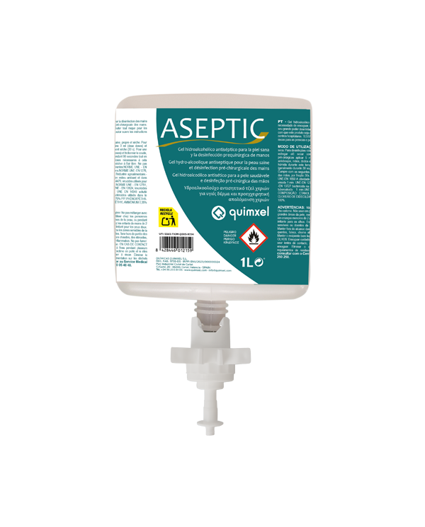 ASEPTIC - GEL HYDROALCOOLIQUE - FLACON DE 100 ML