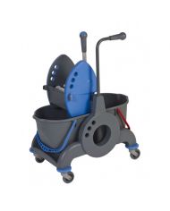 CHARIOT GIOTTO AVEC PRESSE - 2 X 15 LITRES -TIMON LATTERAL