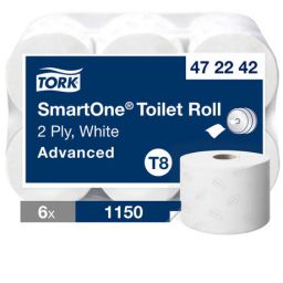 PAPIER HYGIENIQUE SMARTONE TORK T8 - PACK DE 6