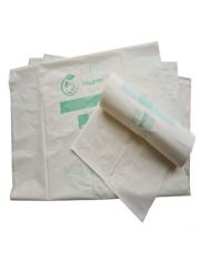 SACS BLANCS BIODEGRADABLES 110 LITRES - CARTON DE 100
