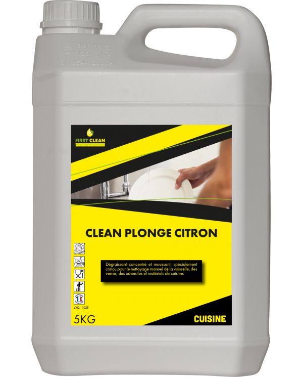 LIQUIDE VAISSELLE CITRON - FLACON DE 1 L