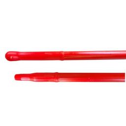 MANCHE MONOBLOC ROUGE 150CM