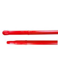 MANCHE MONOBLOC ROUGE 150CM