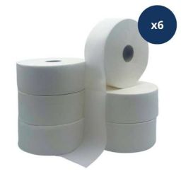 PAPIER HYGIENIQUE ROULEAUXL 380M OUATE BLANCHE 2PLIS