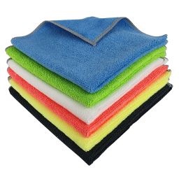 LAVETTES MICROFIBRES VERTES