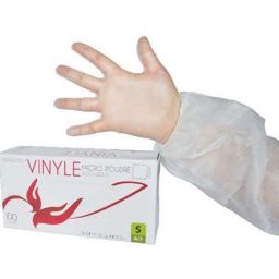 GANTS VINYLES POUDRES S - BOITE DE 100 GANTS