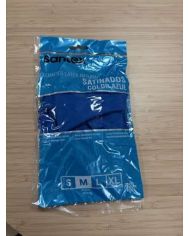 GANTS MENAGE LATEX FLOQUE COTON TAILLE S - 1 PAIRE