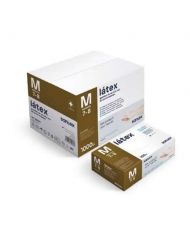 GANTS LATEX NON POUDRES M - BOITE DE 100 GANTS