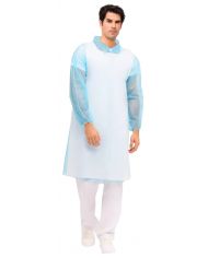 TABLIER BLEU POLYETHYLENE - SACHET DE 100