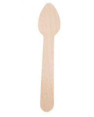 CUILLERE BOIS 100 MM - SACHET DE 100