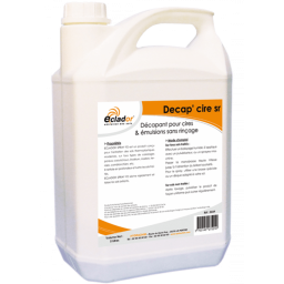 DECAPANT CIRE SANS RINCAGE - BIDON DE 5 L