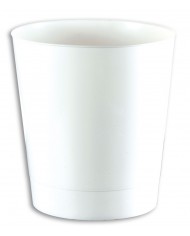 CORBEILLE SANITAIRE BLANCHE 11 LITRES