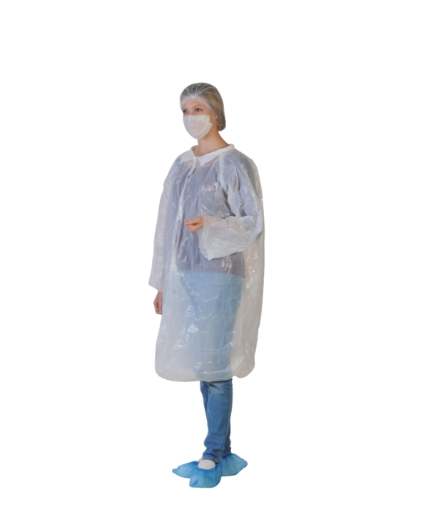 TABLIER PE BLANC - SACHET DE 100