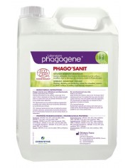 PHAGO SANIT SANITAIRE DESINFECTANT VIRUCIDE PAE - BIDON DE 5 LITRES