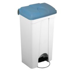 CONTAINER 90L BLANC COUVERCLE BLEU