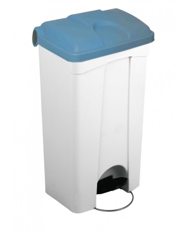 CONTAINER A PEDALE PLASTIQUE 45L COUVERCLE VERT