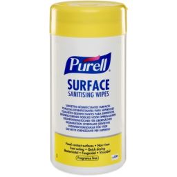 LINGETTES PURELL DESINFECTANTES - BOITE DE 100
