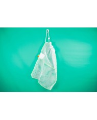 FILET DE LINGE BLANC VERT 60X 80