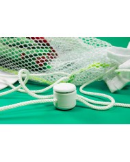 FILET DE LINGE BLANC VERT 60X 80