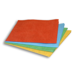 LAVETTE MICROFIBRE NON TISSEE ROUGE - SACHET DE 5 LAVETTE MICROFIBRE NON TISSEE ROUGE - SACHET DE 5