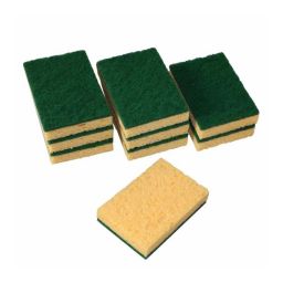 TAMPON EPONGE A RECURER VERT PM - PQT DE 10
