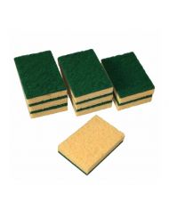 TAMPON EPONGE A RECURER VERT PM - PQT DE 10