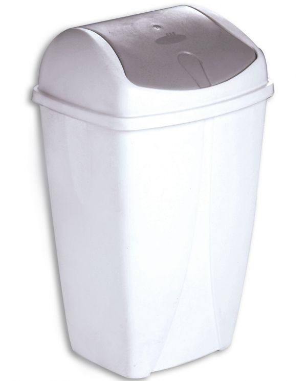 POUBELLE DESY 17L BLANCHE